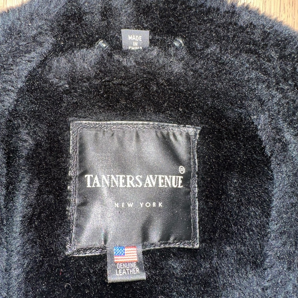 Very warm vintage leather coat